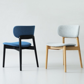 Wood Minimalist Dining Room Fabric Side Chair - Gavisco Office Furniture